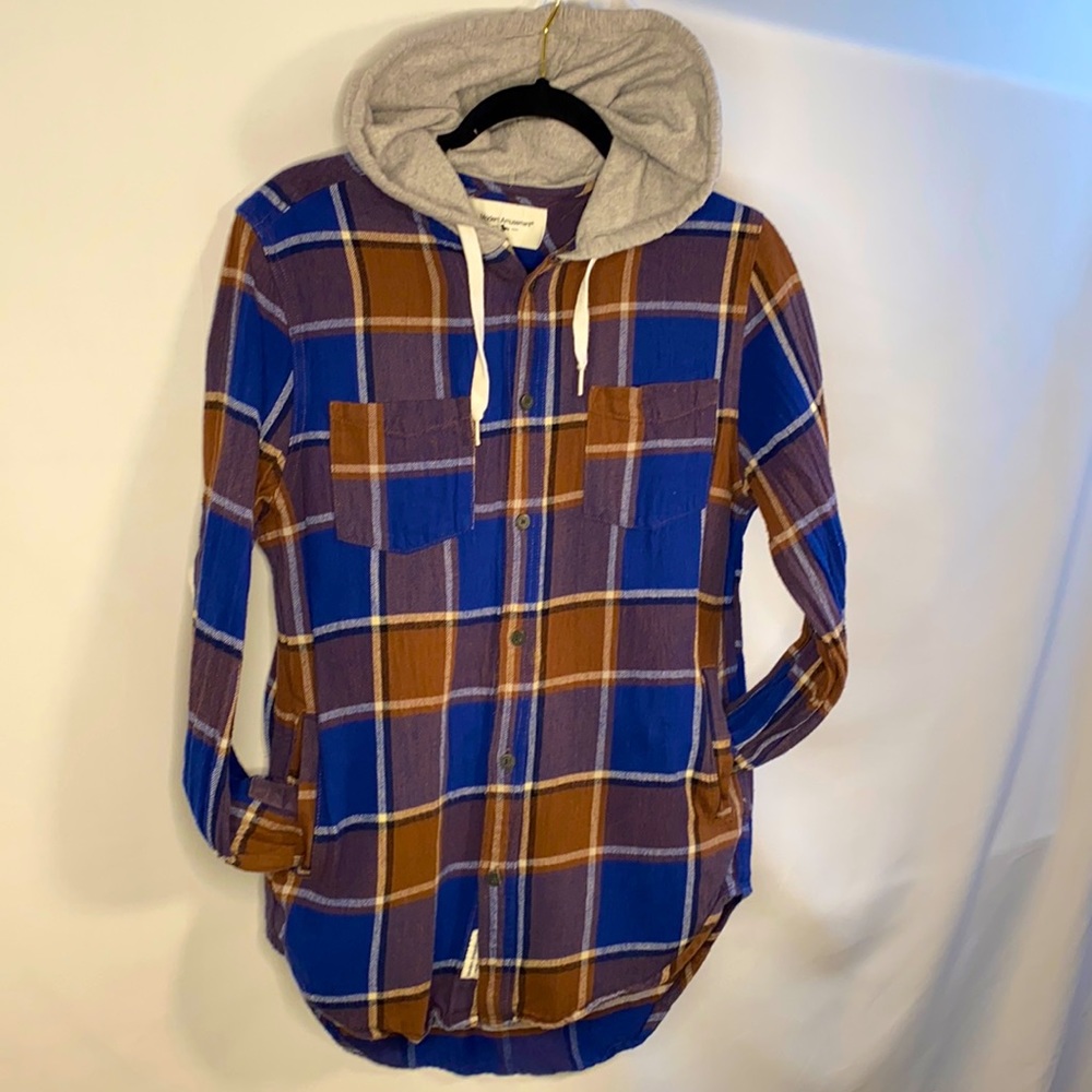 Modern Amusement Long Sleeve Hoodie Flannel